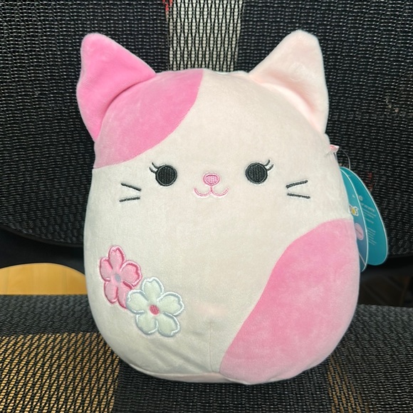 Squishmallows Toys Nwt Roseanne Cherry Blossom Cat Squishmallow Ht